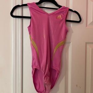 Pink Adidas Gymnastics Leotard